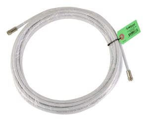 30 ft. White RG6 Low Loss Coax (F Male to F Male) | 950630